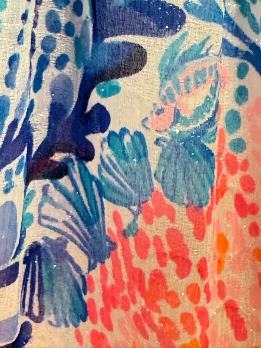 NWOT Lilly Pulitzer Sz 4 Sarita Silk Metallic Swing Dress Resort Sway With Me - Picture 8 of 9